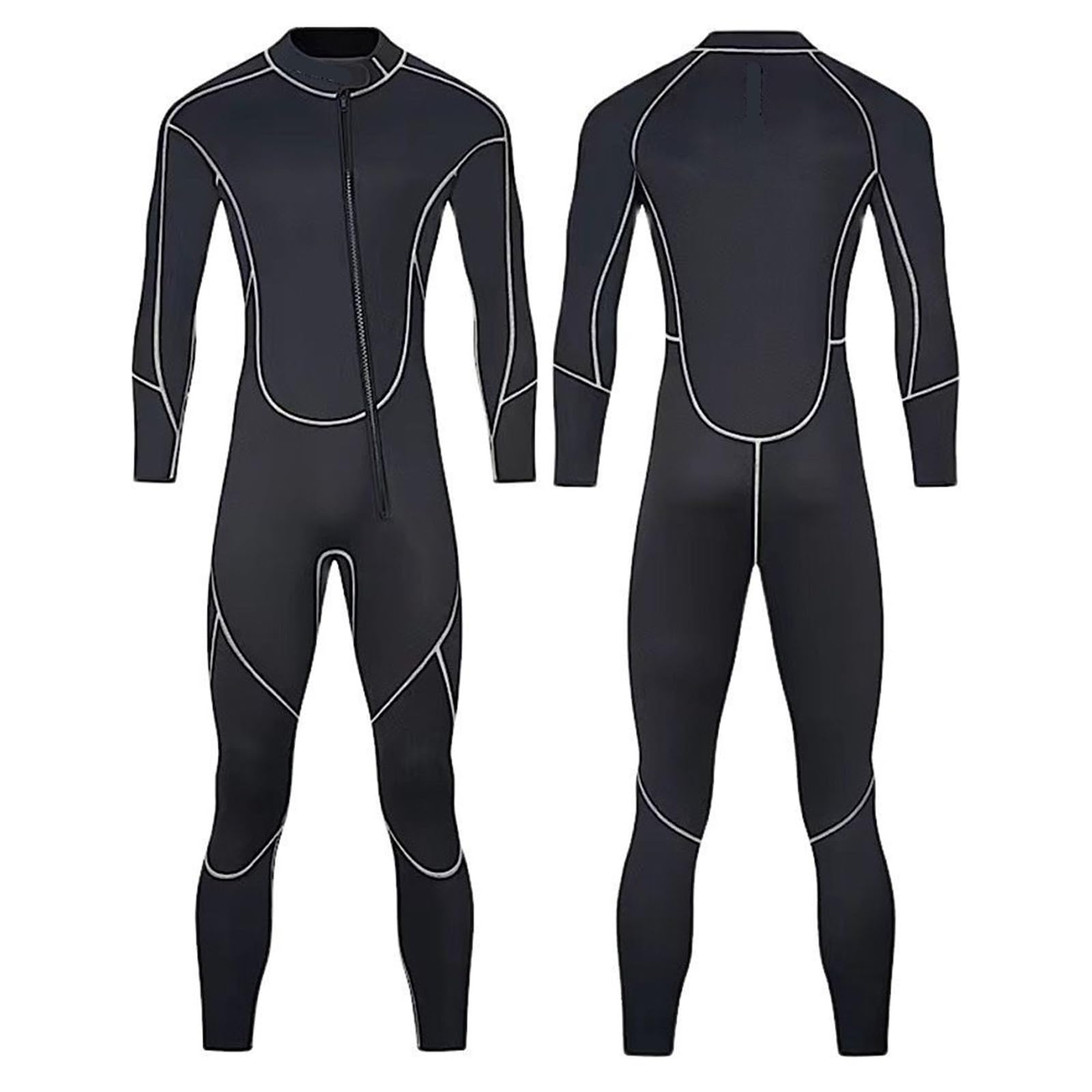 Muta da uomo per immersioni, surf e nuoto, set completo