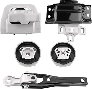 5PCS Engine Mounts & Automatic Trans. Mount Compatible with 2018-2023 Volkswagen Tiguan L4 2.0L Turbocharged Replace# 5Q0198037F 5Q0198037F 5Q0199855C 3Q0199262M 5QA19955AP
