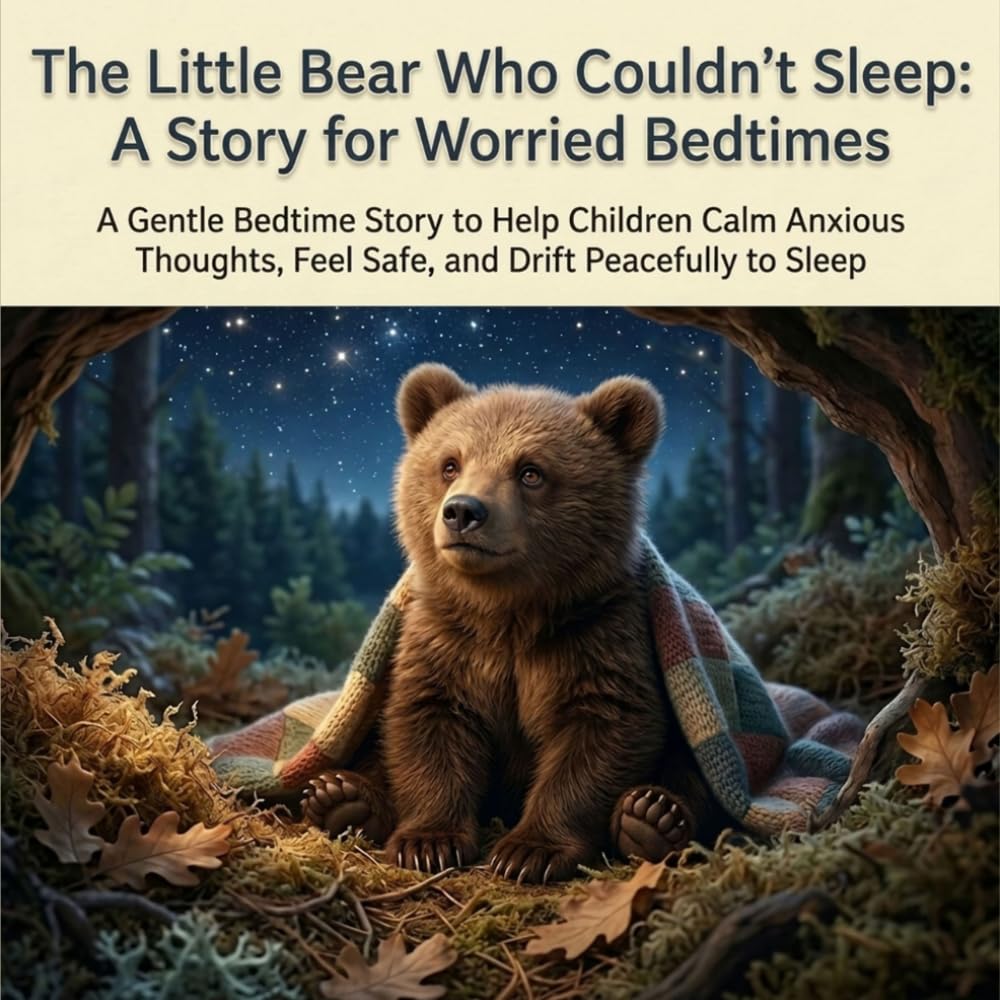 The Little Bear Who Couldn't Sleep: A Story for Worried Bedtimes: A Gentle Bedtime Story to Help Children Calm Anxious Thoughts, Feel Safe, and Drift Peacefully to Sleep