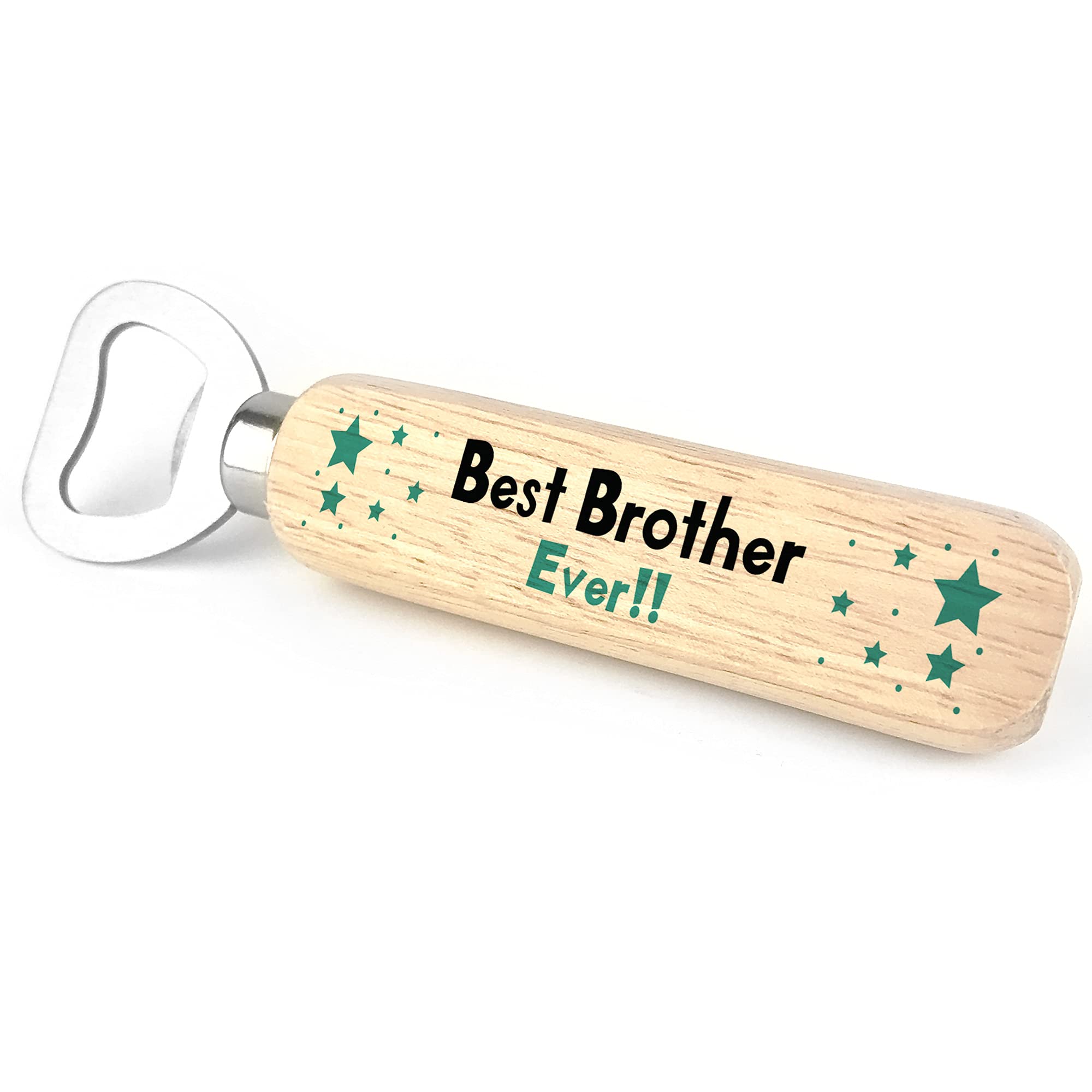 Best Brother Ever Wooden Bottle Opener Birthday Xmas Gift for Him