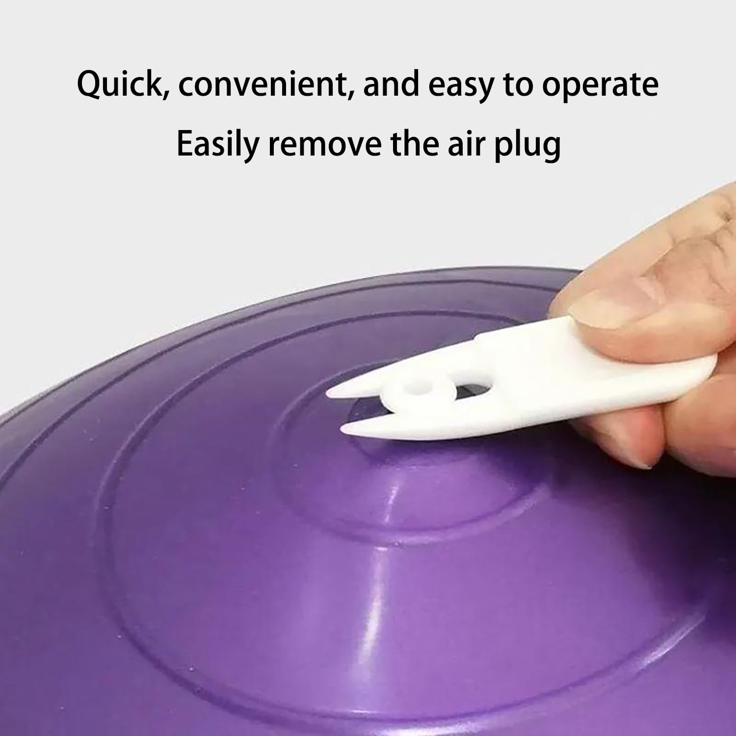 12 Pièce Kit de Remplacement de Bouchon pour Ballon de Yoga? kit Adaptateur de Prise d'air pour Ballon de Yoga. Yoga Air Bouchon, avec 2 Outil de Retrait