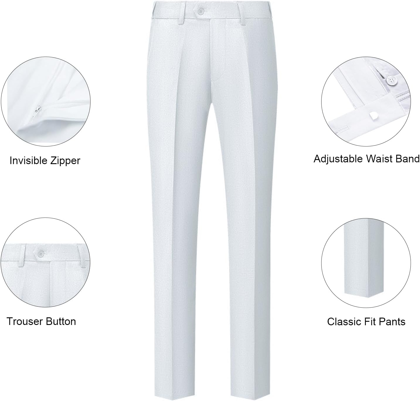 Mens Suits 3 Piece Slim Fit,Men's Tailcoat Suit Single Breasted Swallow Tail Coat for Proms,Concert,Wedding - Image 3