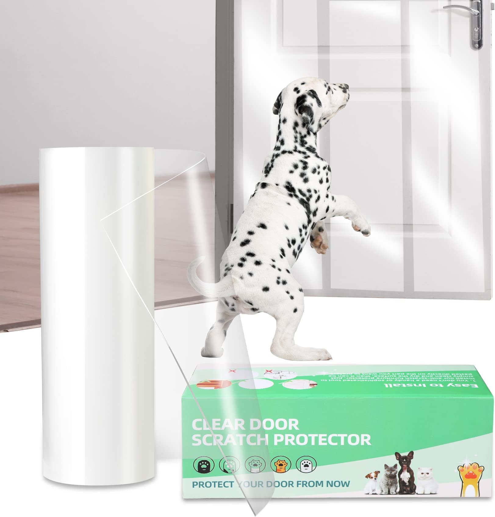 Cat & Dog Scratch Door Protector KDAOQN Door Protector