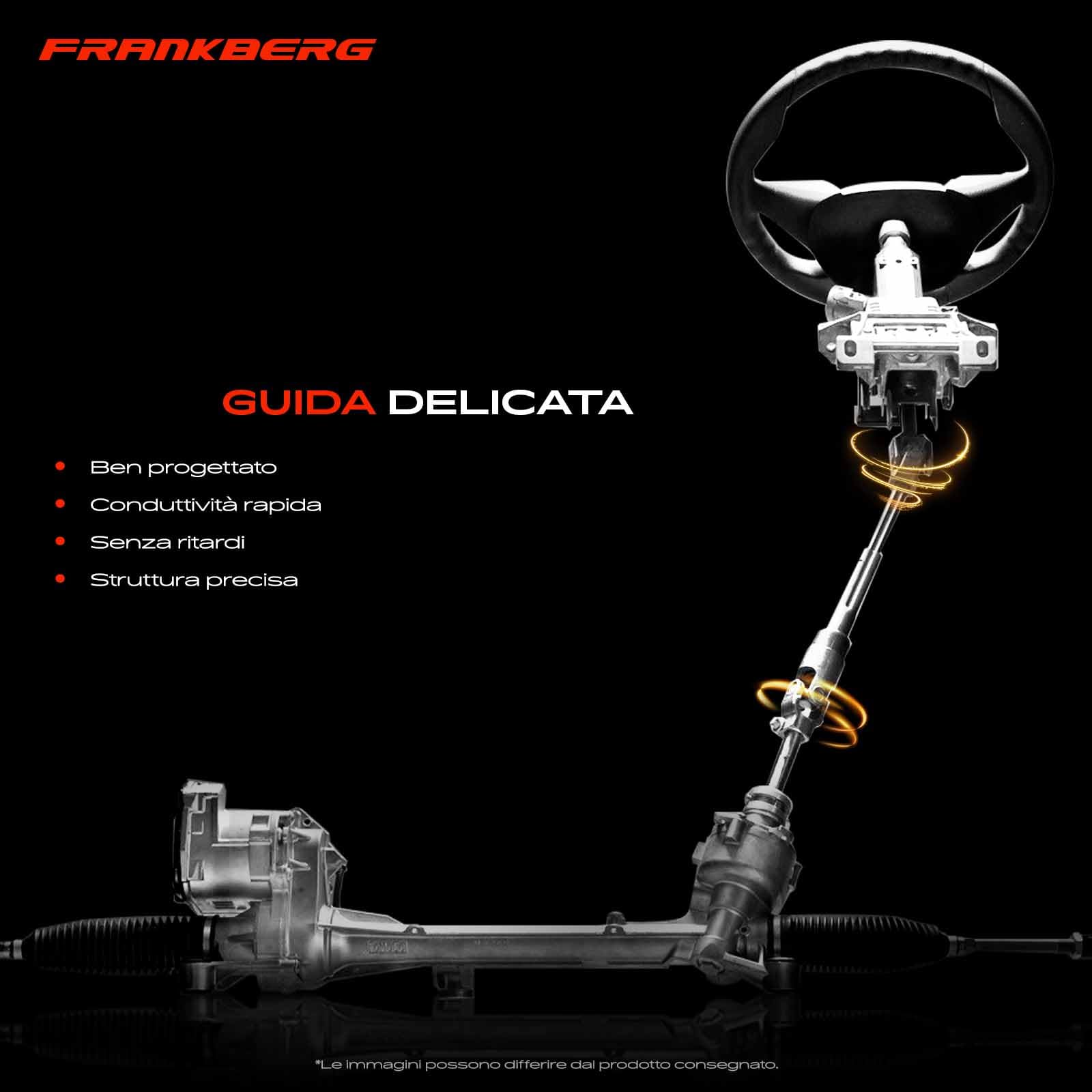 Frankberg Piantone dello sterzo Albero dello sterzo Compatibile con Q5 8RB Q5 Van 8RB Replace# 8RD419753