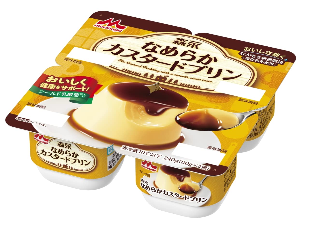 Amazon.co.jp: ［冷蔵］【デザート】森永乳業 森永なめらかカスタード  