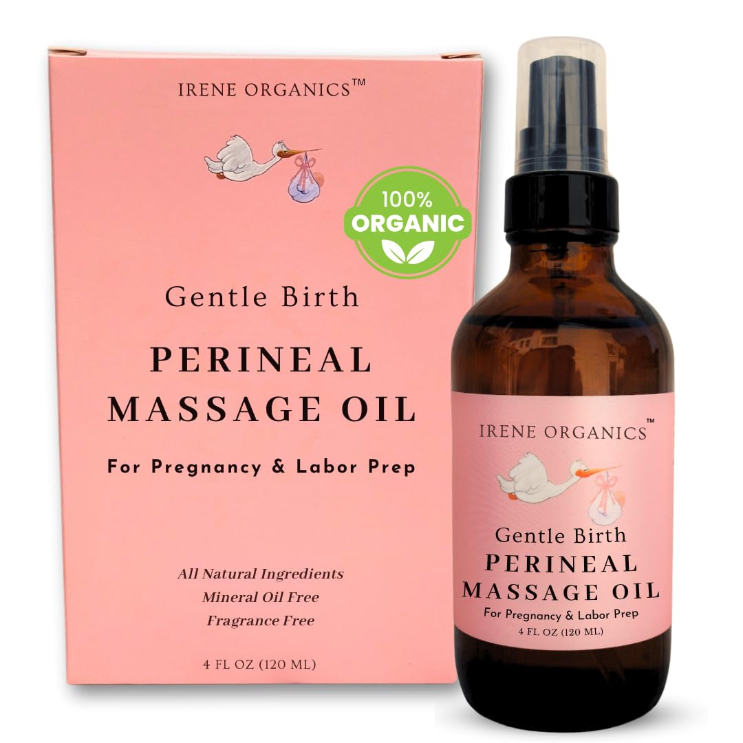 Perineal Massage Oil Spray For Pregnant Women - Prevention For Perineal Tearing, All Natural, Pregnancy Must Haves