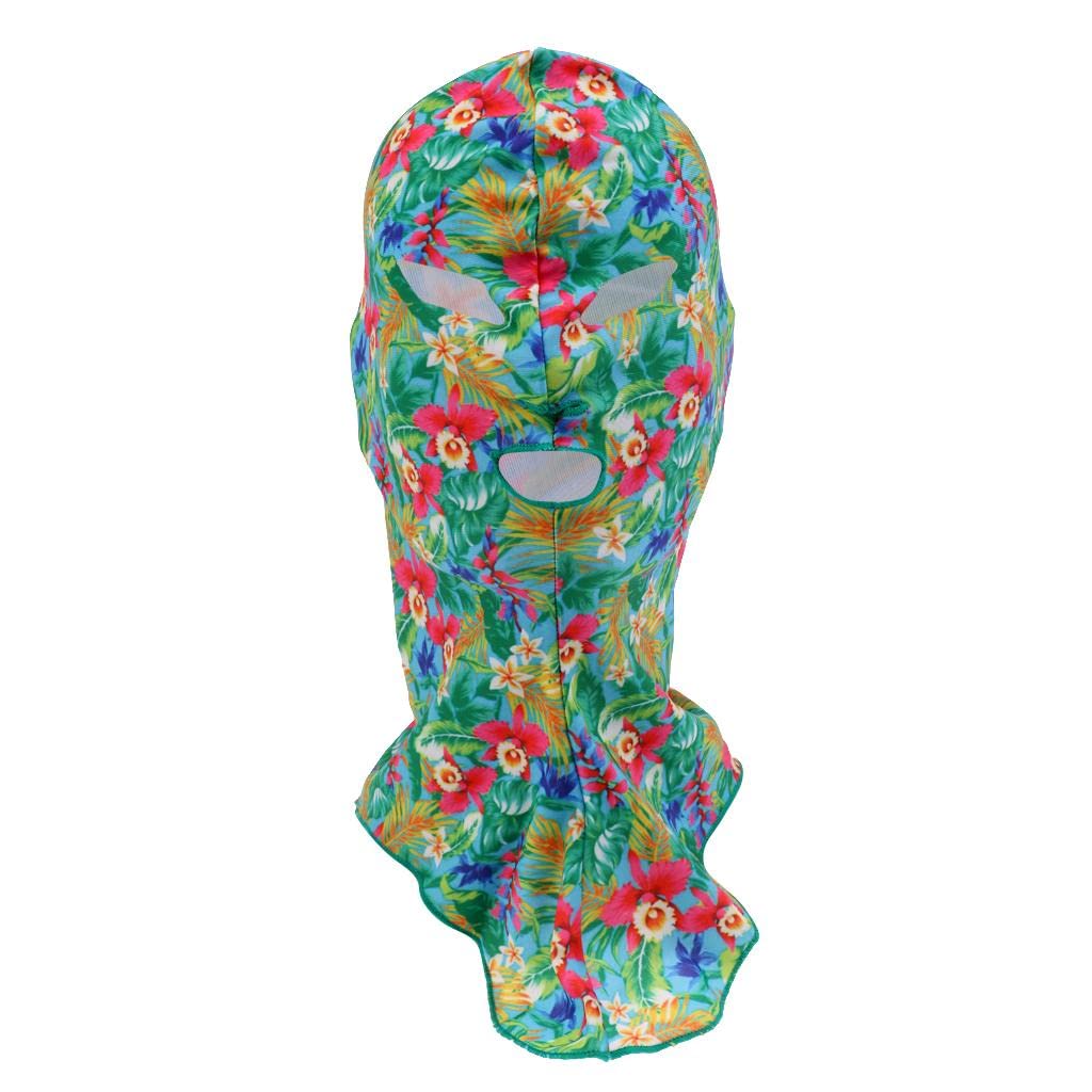 Swimming Cap Full Face UV Protection Swimming Mask Head and Neck Cover #1-image-25