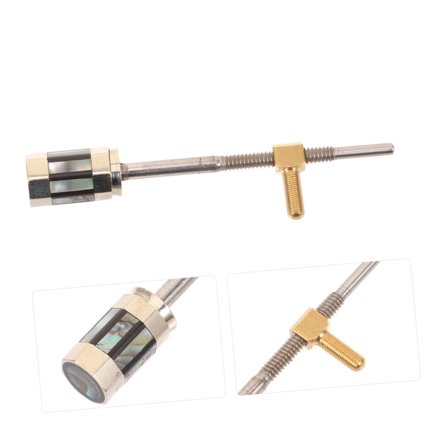 Parliky Metal Violin Bow Frog Screw Accessory Durable Replacement for Violin Bow Frog Part Lightweight Easy to Use for Practicing and Repairs