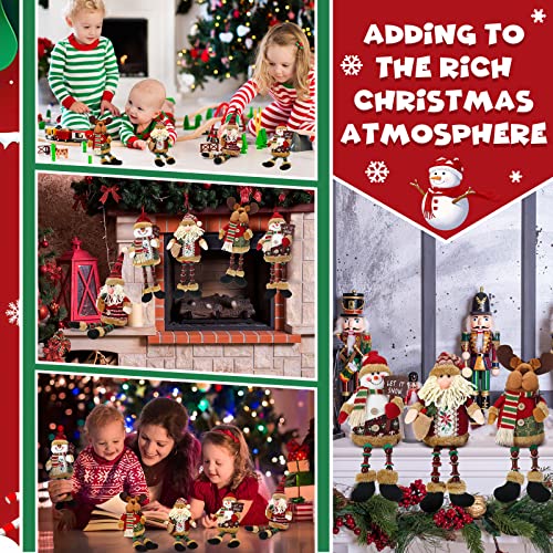 Aoriher-5-Pieces-Christmas-Shelf-Sitters-Plush-Santa-Snowman-Decorations-Reindeer-Christmas-Table-Fireplace-Decorations-Xmas-Sitting-Figurines-Ornament-for-Indoor-Home-Decor Aoriher 5 Pieces Christmas Shelf Sitters Plush Santa Snowman Decorations Reindeer Christmas Table Fireplace Decorations Xmas Sitting Figurines Ornament for Indoor Home Decor