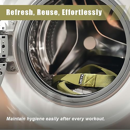 Miniatura 5 de VRTX No.00 Bandas de resistencia de tela para hombres y mujeres  Banda larga de ejercicio para entrenamiento, estiramiento, yoga, entrenamiento de