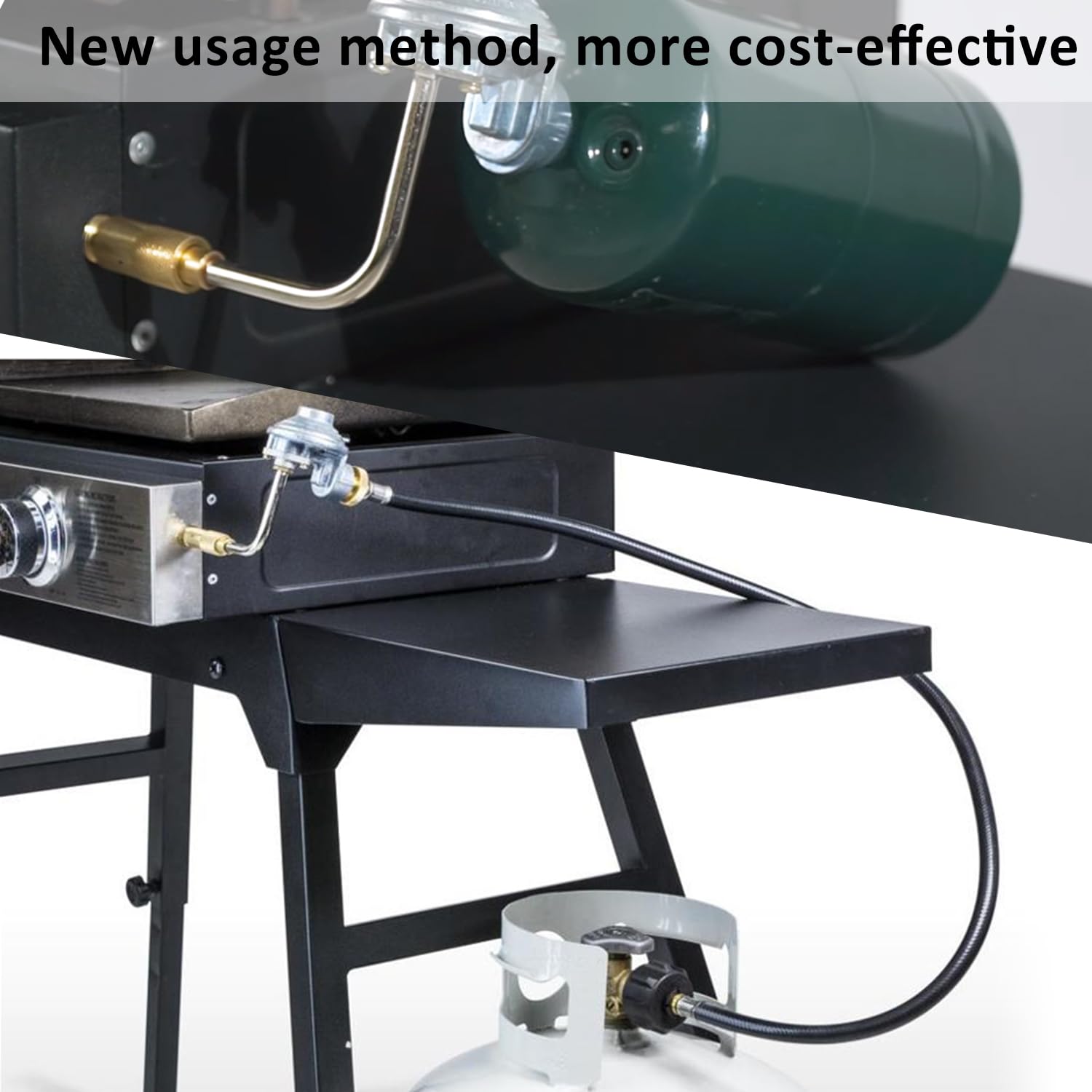 Jeffergarden Adaptateur De Tuyau De Gaz De 1,5 M En Acier Inoxydable Rallonge De 05 A 9 Kg Pour Chauffe Eau Buddy 90934597