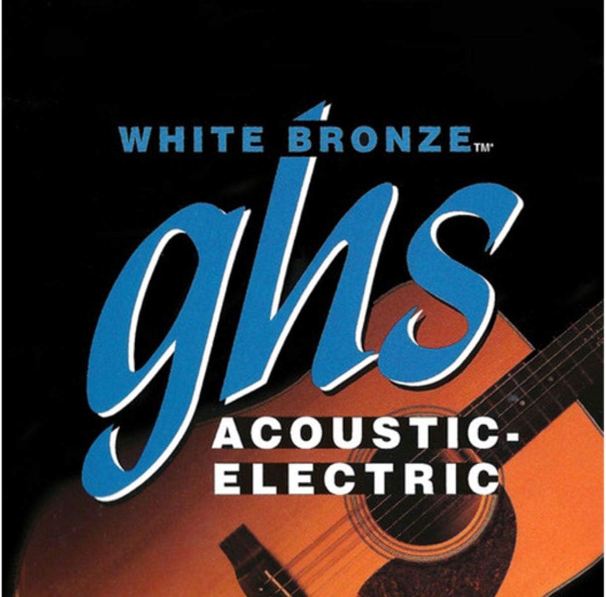 GHS WB12L Light White Bronze 12 String Acoustic Guitar Strings