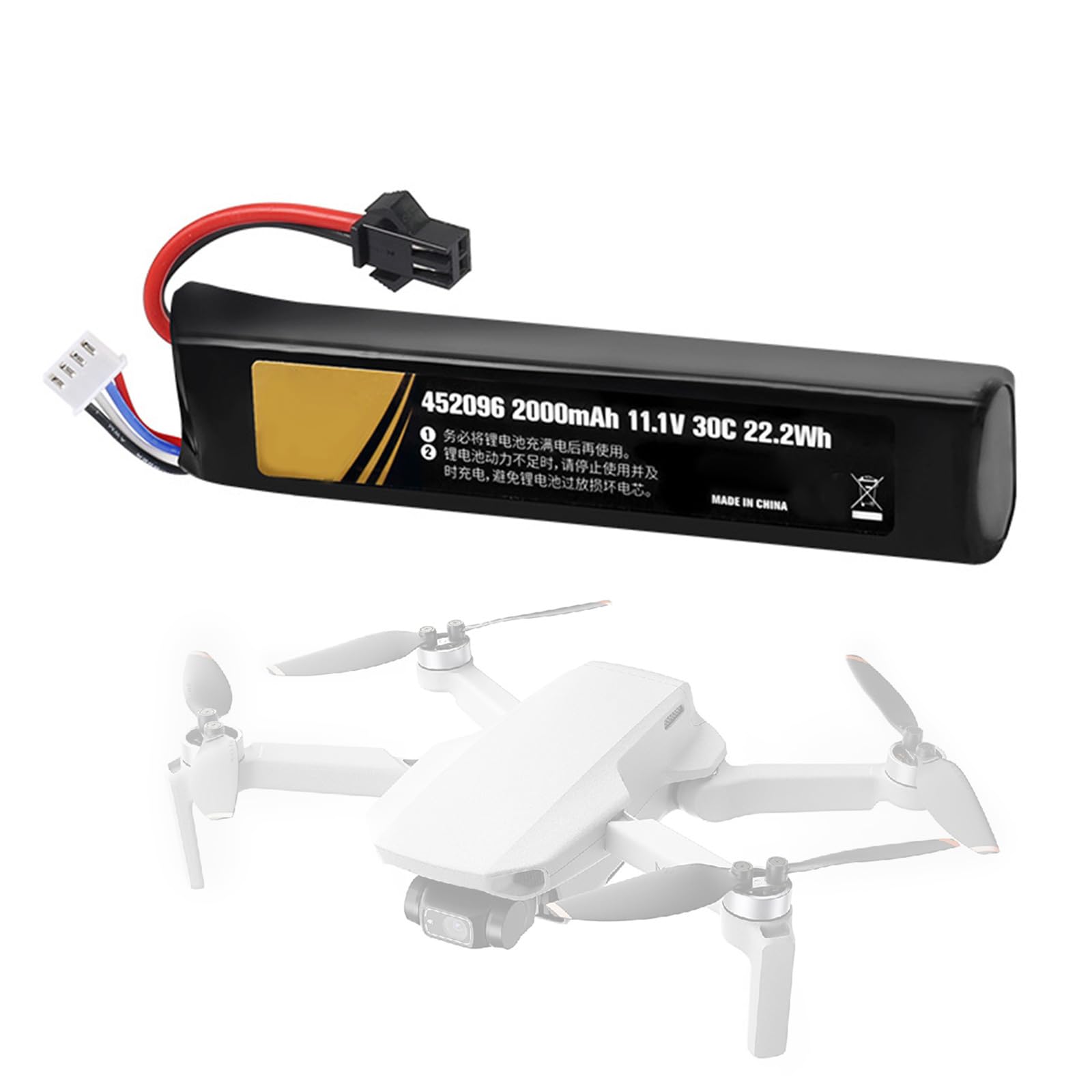 WaterGuns Airsofts Batteria 3S 11.1V 2000mAh 452096 Giocattolo Elettrico 11.1V Batteria Ricaricabile 3S 30C