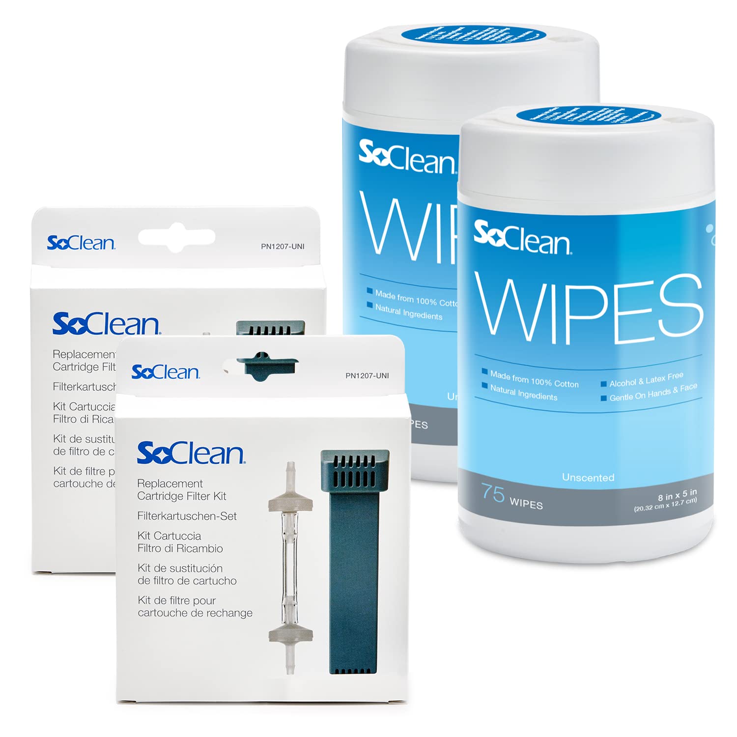 SoClean Replacement Cartridge Filter Kit 2Pack with