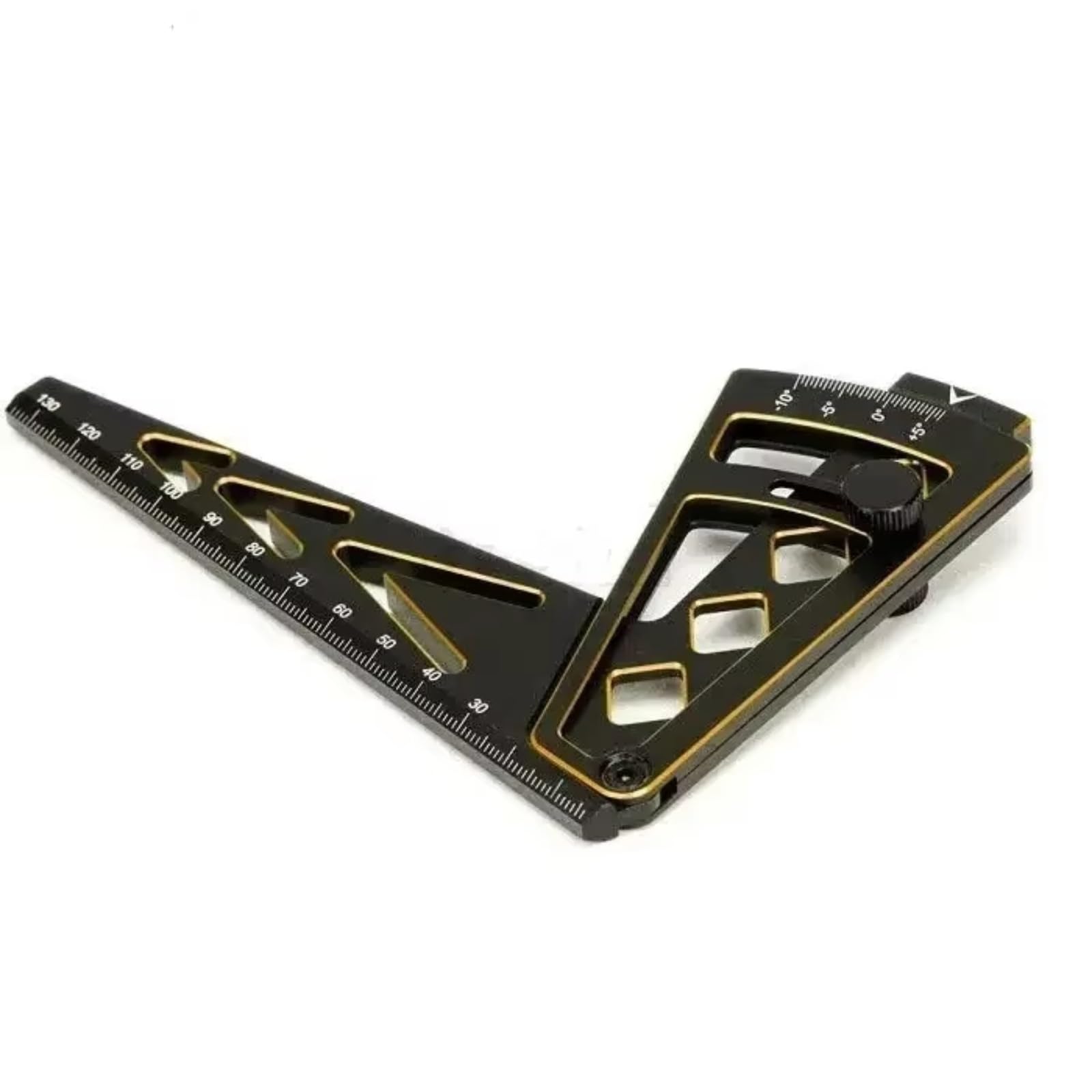 Componentes Mejora RC Coche RC 1/8 1/10 Regla Ajustable Metal Ajuste Altura Inclinación Llanta 15 Grados Herramientas para Hobby Modelo CNC