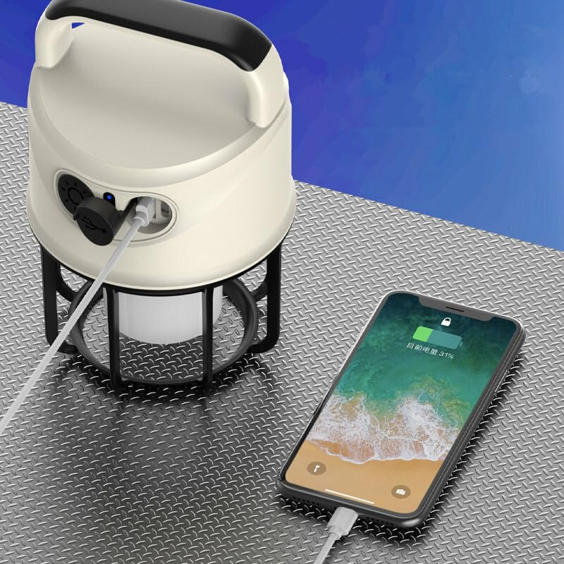 WnewTools Multifunction Camping Light USB Rechargeable Tent Light Outdoor Outage Lantern Emergency Lamp Falshlights