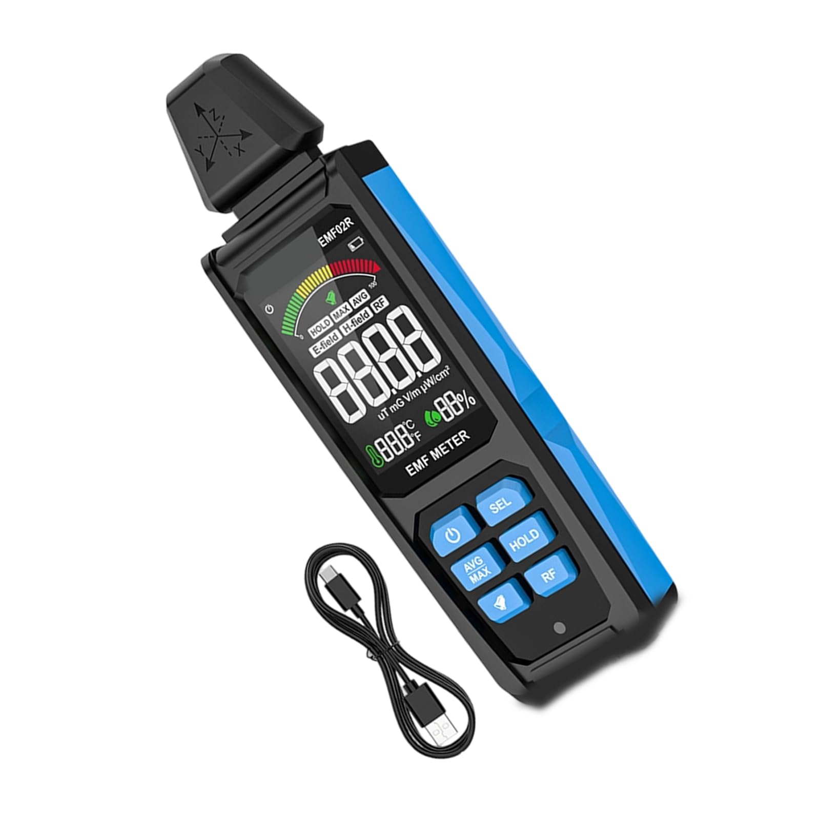 Rgybao Radiation Detector Ideal For Baby Safe Homes And Electrically Sensitive Users Offering Accurate Measurements High Precisions Radiation Detector For Accurate Measurement Of Electromagnetic Fields