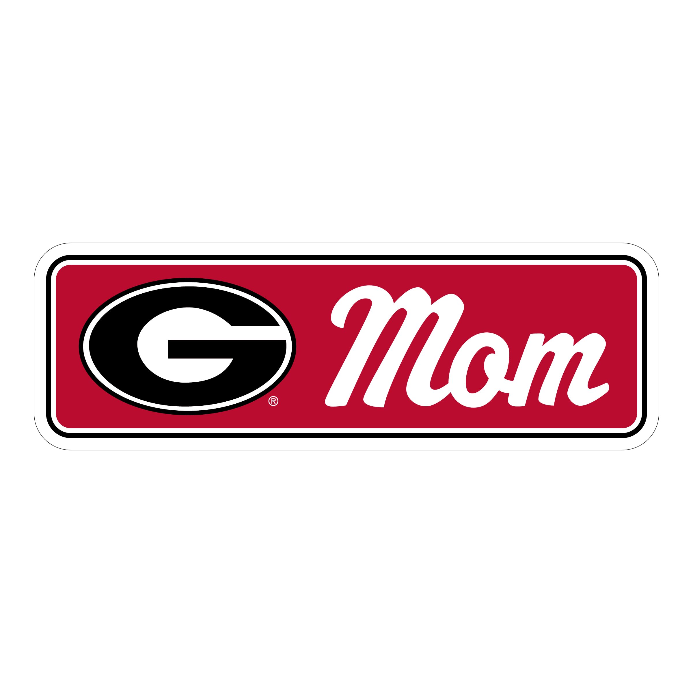 Georgia Bulldogs Proud Mom Die Cut Decal Officially Licensed Collegiate Product 6-Inches Wide