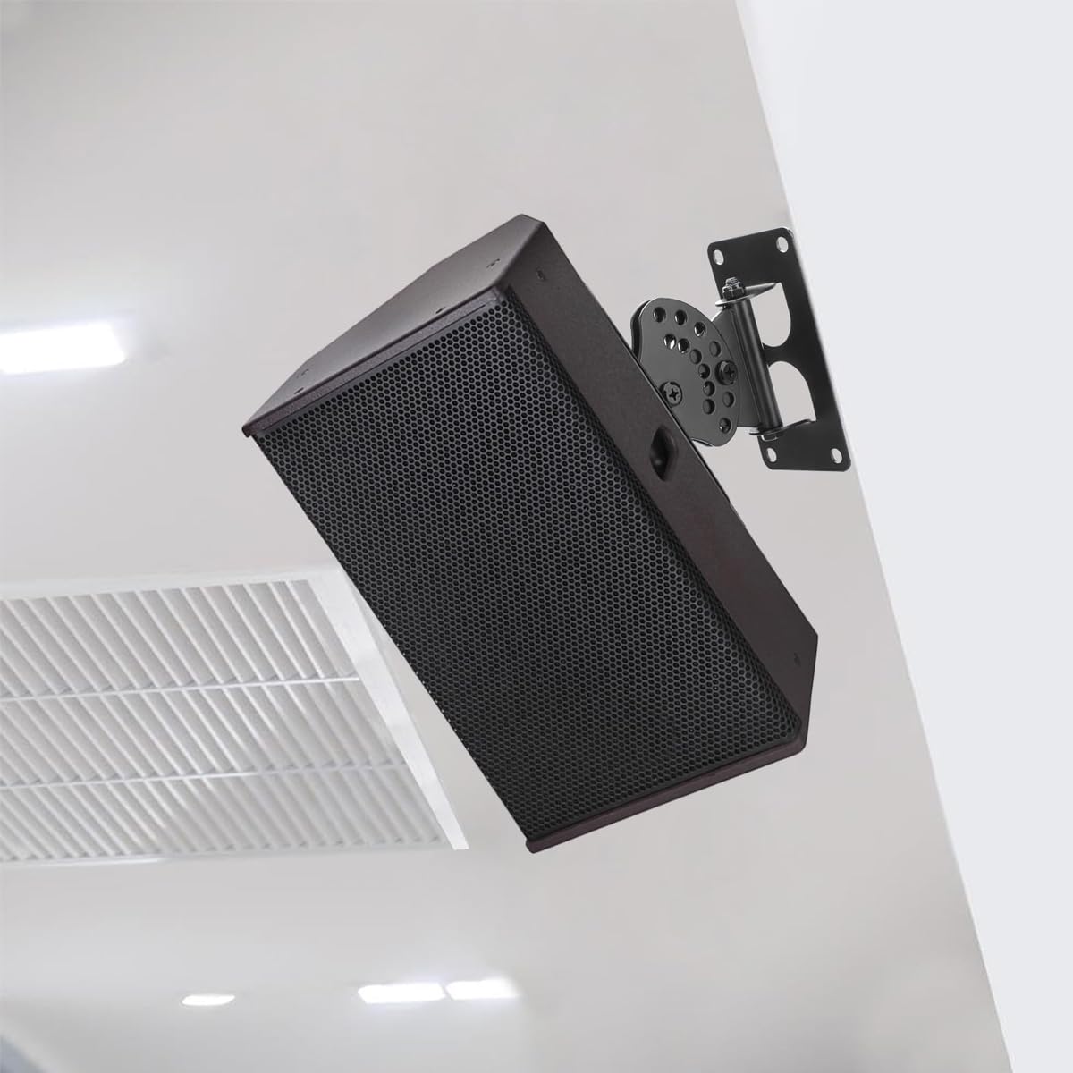 Alide Lot De 2 Supports D'enceintes Pivotants À 180° Pour Bibliothèque, Support Pour Grand Système De Son Surround Domestique, Support Universel Pour Plafond Satellite