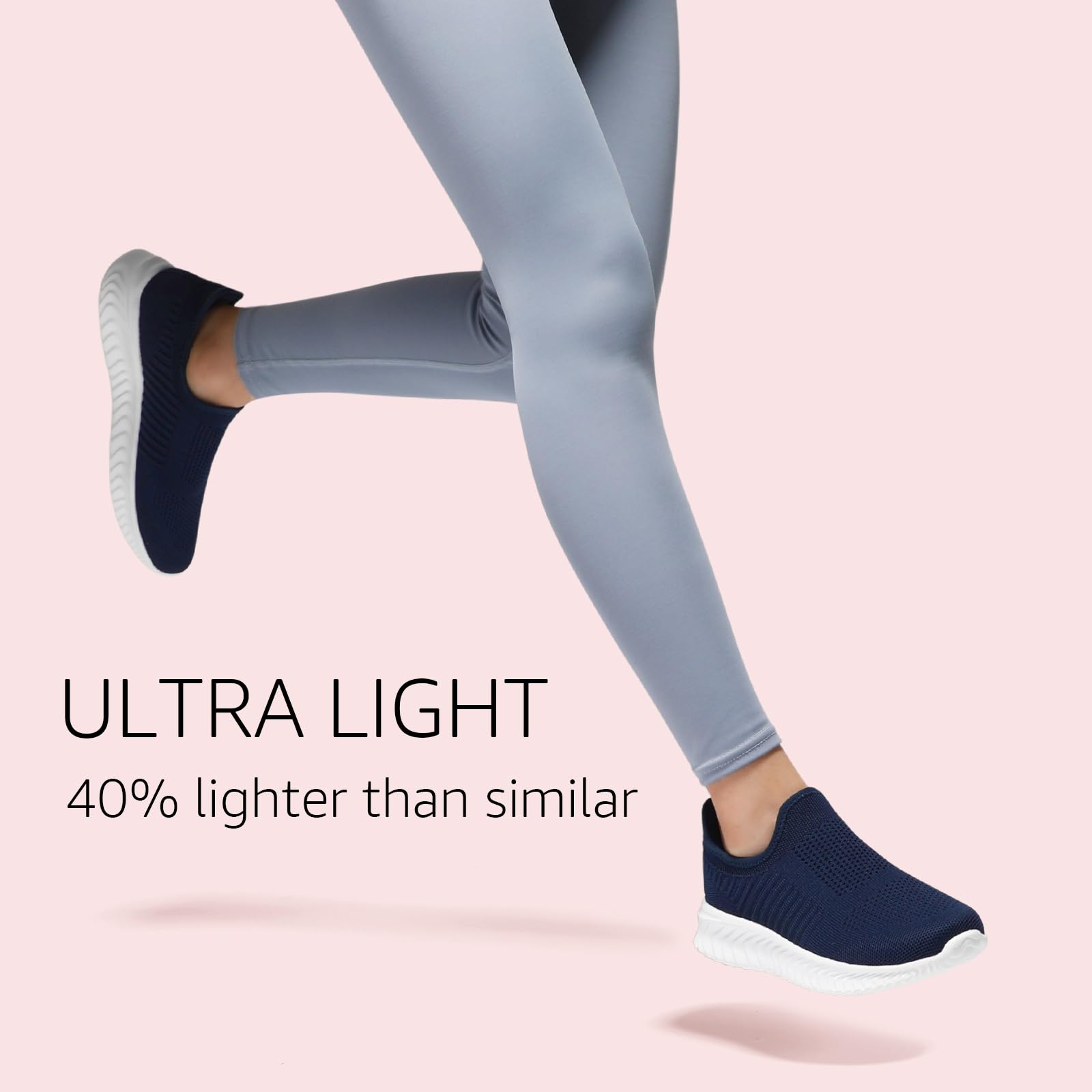 STQ Scarpe Donna Sneakers da Ginnastica Senza Lacci Scarpe Camminata Donna Slip on con Memory Foam