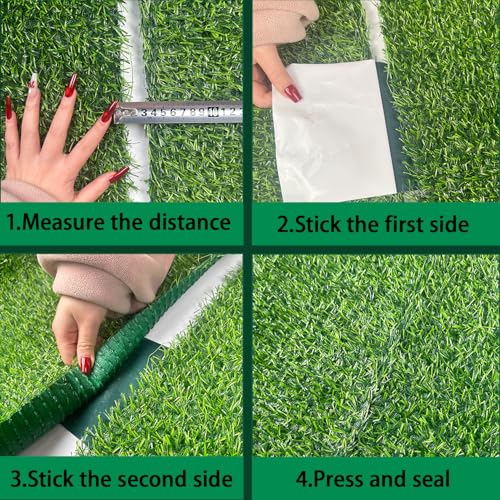 STIKBOND Single-Sided 4Inch x 33Ft Artificial Grass Self-Adhesive Turf Seam Tape for Lawn,Carpet Jointing