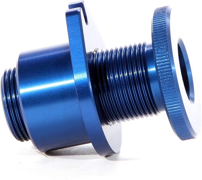 Regulador de cabo de embreagem BBK Performance 15050 para firewall sob o capô do Ford Mustang – acabamento azul anodizado