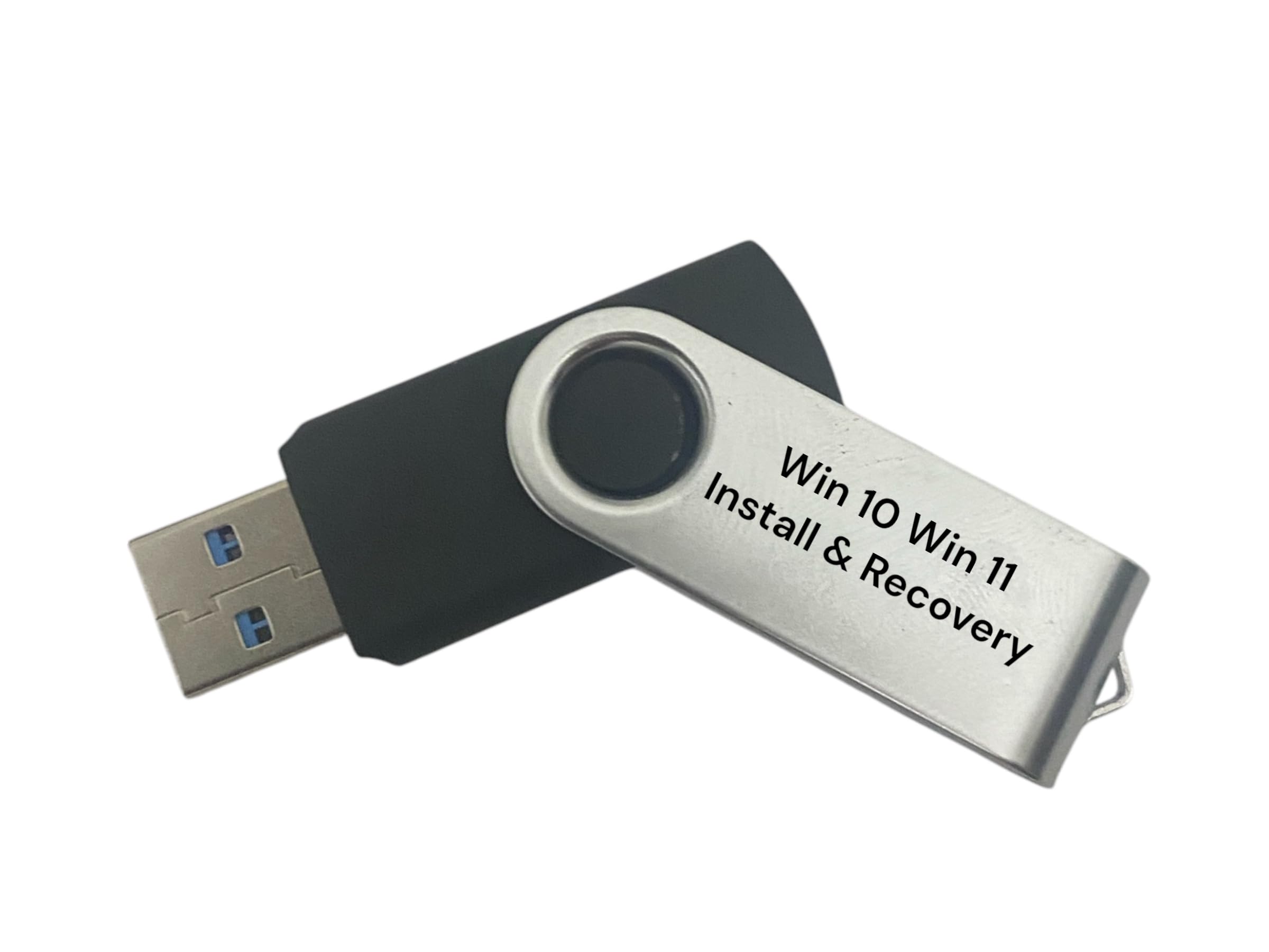 Bootable USB for Install & Reinstall Window 10 and Window 11 with License Key, Software Tools for Recovery, Passwords resets, Machine troubleshooting. High Speed 64GB