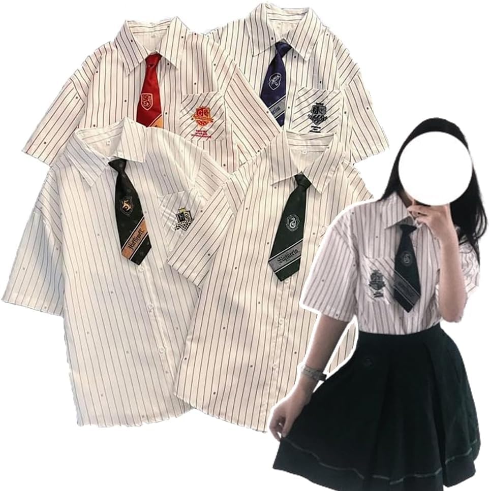 Amazon | ハリーポッター シャツ 半袖 夏 Tシャツ ネクタイ付き  