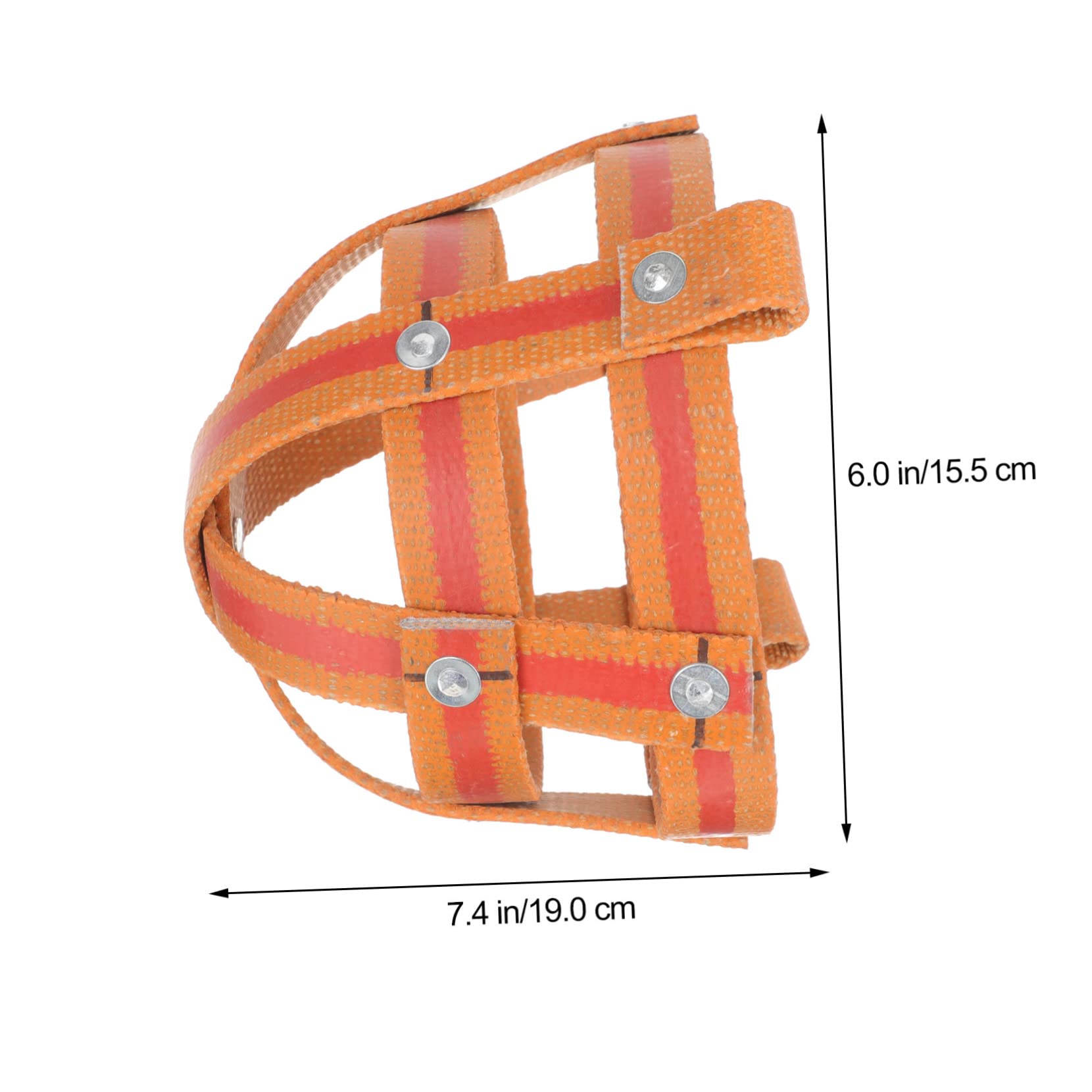 minkissy Lot De 2 Muselières Réutilisables pour Porcs Confortables pour Le Bétail Robustes Et Faciles À Nettoyer