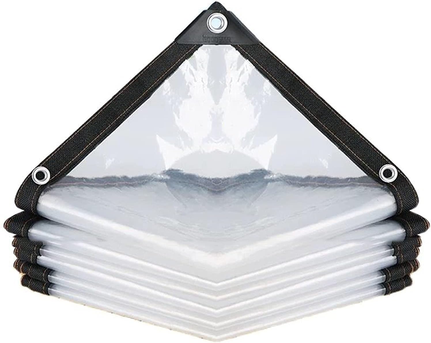 tarps Heavy Duty Waterproof Canvas tarp Camping tarp Small tarp Waterproof Clear Tarpaulin, Transparent Tarpaulin Waterproof Clear Tarpaulin with Eyelets Canopies and Tarps Heavy Rainproof