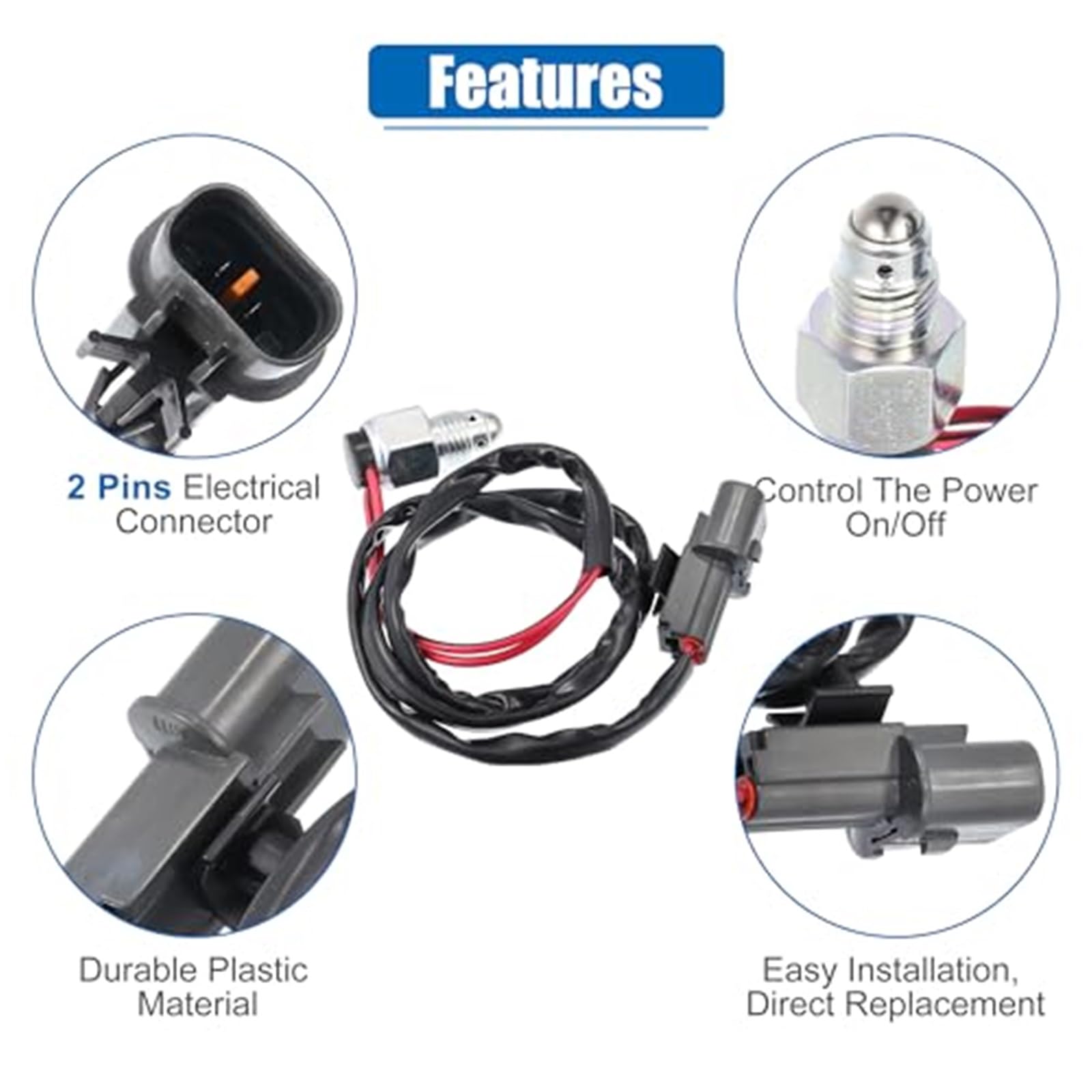 Interruptor de luz freno, for Mitsubishi, Montero Sport 01-03 No.MN171296 Unidad de activación de luz de pedal