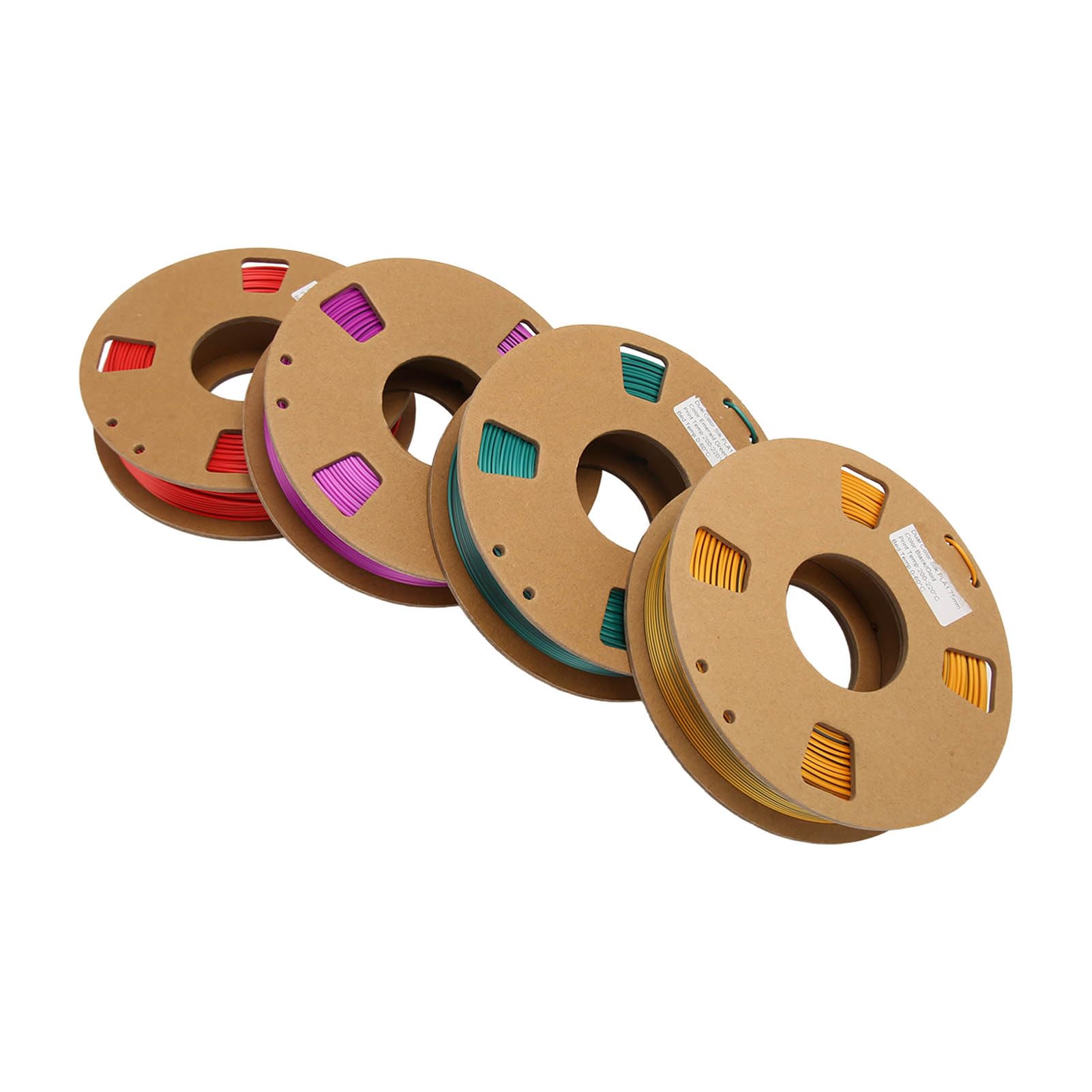 Filamento PLA de 1,75 Mm, Color Dual, 250 G X 4 Carretes, Gradiente