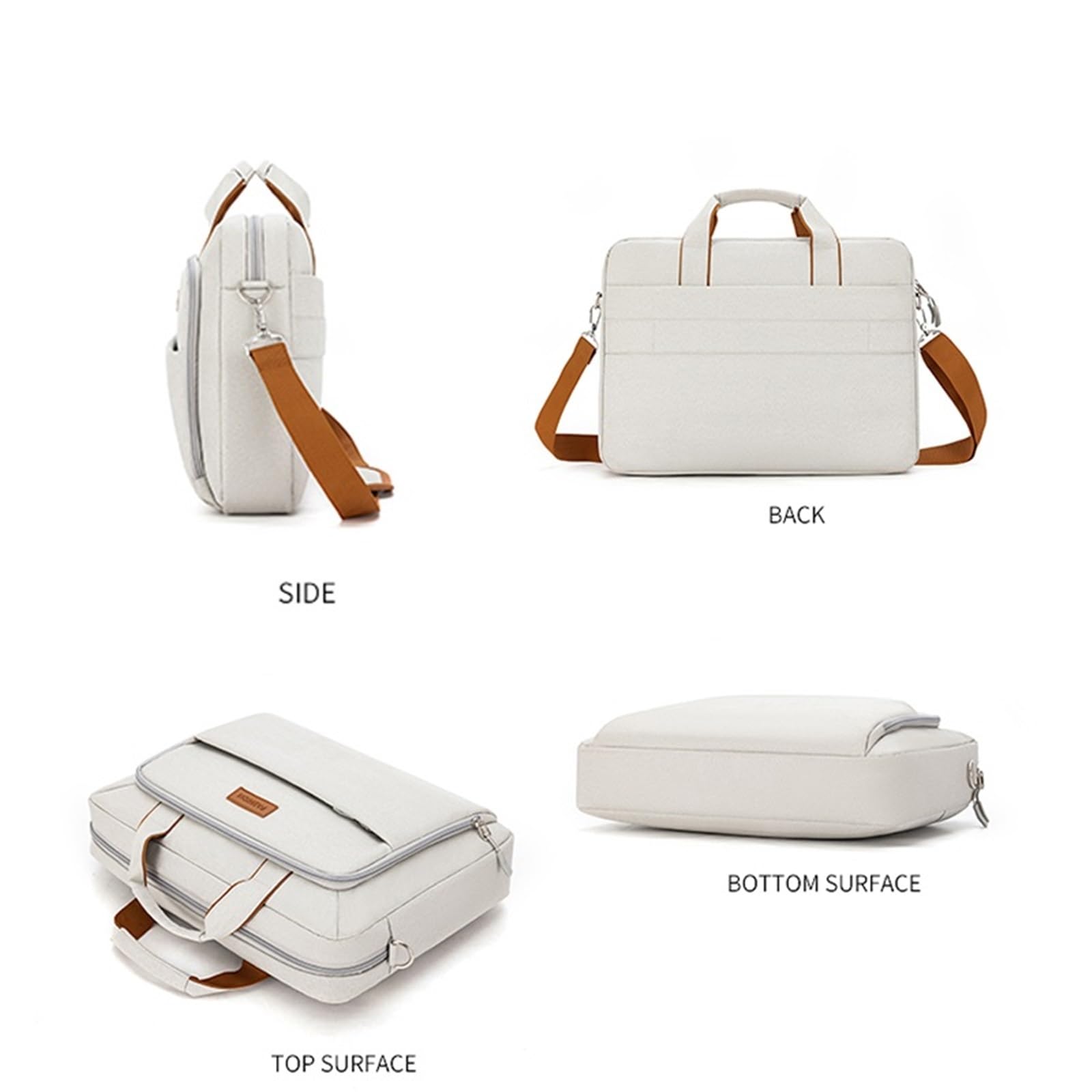 Negocios Bolsa for ordenador portátil, maletín de viaje negocios nailon, funda for hombro for viajes, trabajo oficina Maletín