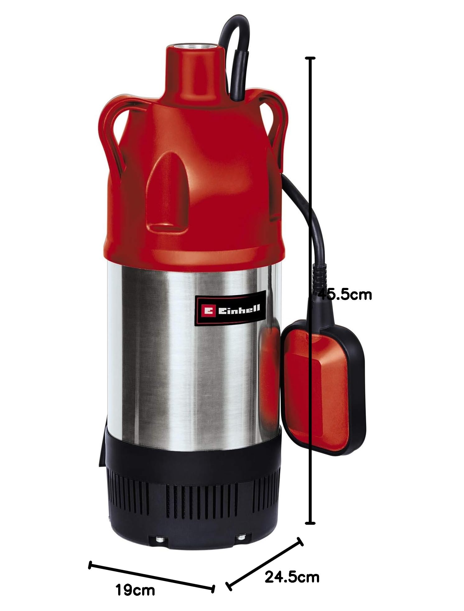 Einhell GC-PP 900 N Pompa di profondità (900 W, portata max 6000 L/h, prevalenza 32 m, immersione max 7m, 3 giranti)