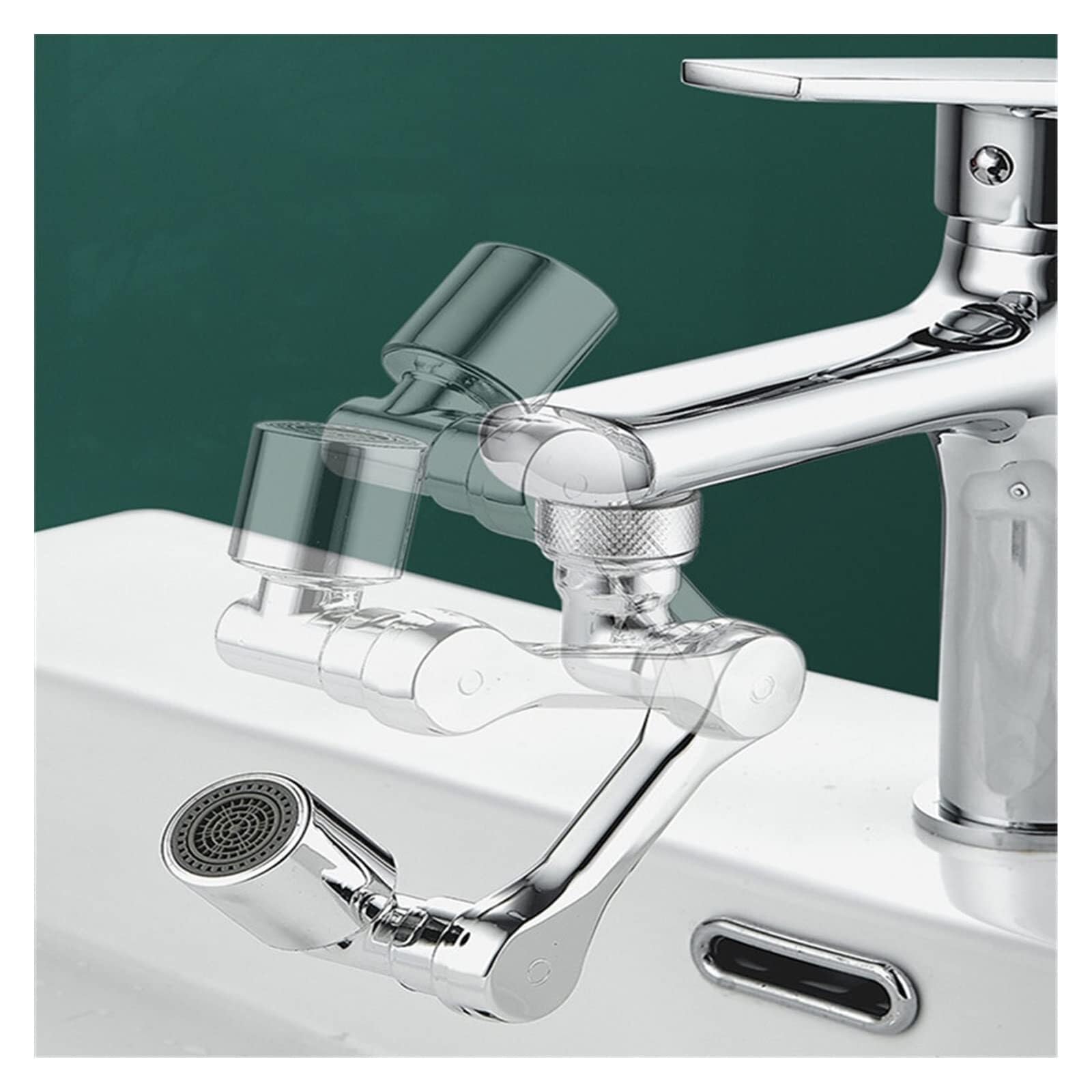 Aérateur De Robinet Cuisine Aérateur De Robinet Pivotant À 1080 °, Extension Rotation, en Plastique, Filtre Anti-éclaboussures, Cuisine Mobilier Et Décoration
