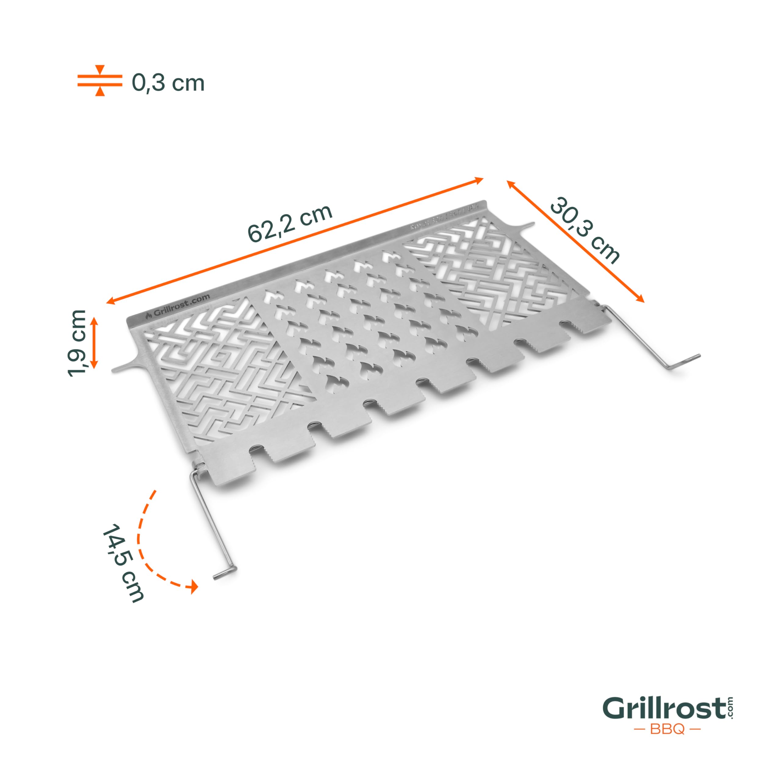 Grillrost.com Das Original Stacja wielofunkcyjna Broil King - Royal 320/340/390 - ruszt do podgrzewania