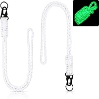 Vista 31 de Frienda Juego de 2 Cordones de Paracord de Servicio Pesado Collar de Silbatos Correa Trenzada 550 Cordón de Llavero para Actividades al Aire Libre