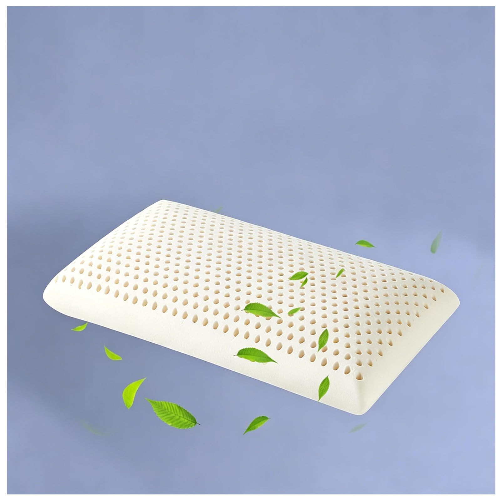 Almohada Latex, Almohada de látex Natural, Almohada Cervical de Espuma Viscoelástica Ergonómica, para Dormir De Lado,40x70cm（15.7x27.6in）