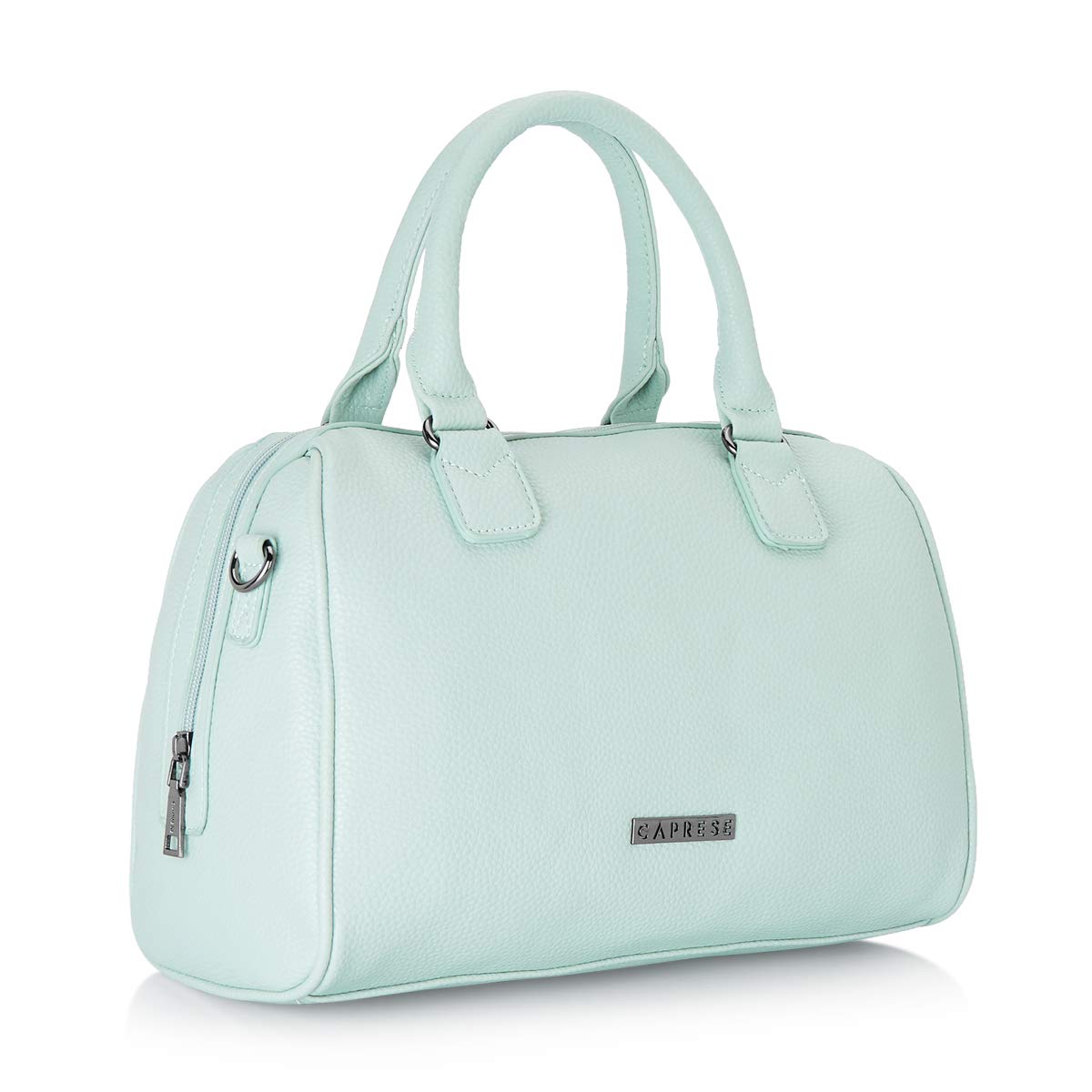 Caprese Textured Duffle Bag with Zip Closure