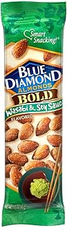 Blue Diamond Almonds, Wasabi and Soy, 1.5 Ounce (Pack of 12)