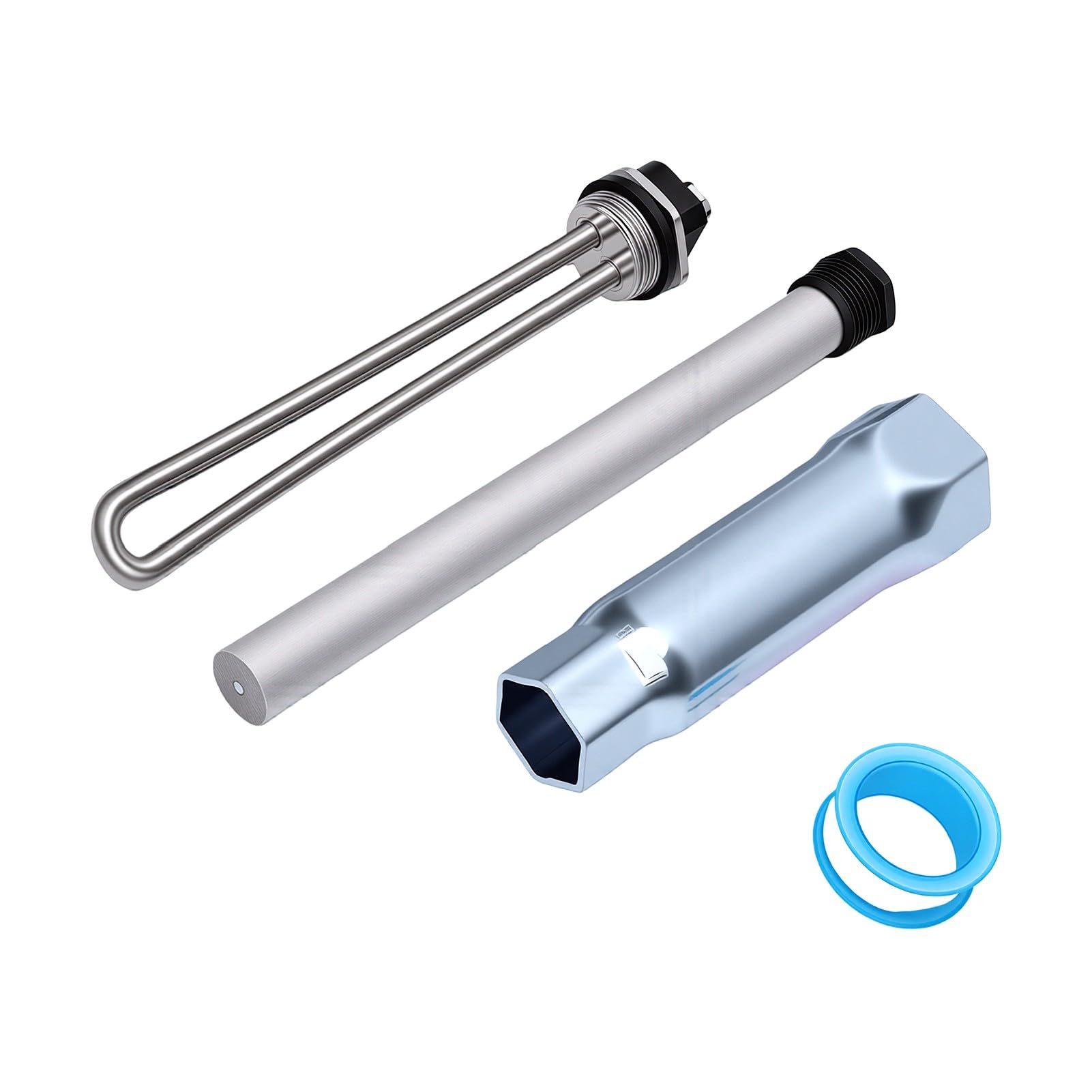 RV Water Heater Kit with 28cm Heating | Chiave a bussola in acciaio al carbonio, riscaldamento efficiente, adatta per , compatibile con Suburban
