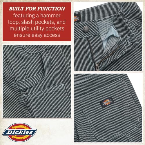 Image of Dickies Womens Casual Slim Fit Carpenter Pant-Non Stretch-Runs Small | Non-Stretch Utility Fabric with Functional Pockets, Runs Small So Size Up, Casual Styling That Pairs with Tees