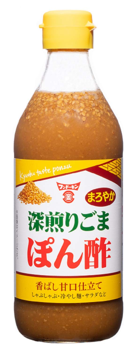 フンドーキン醤油 深煎りごまぽん酢 360ml ×3本