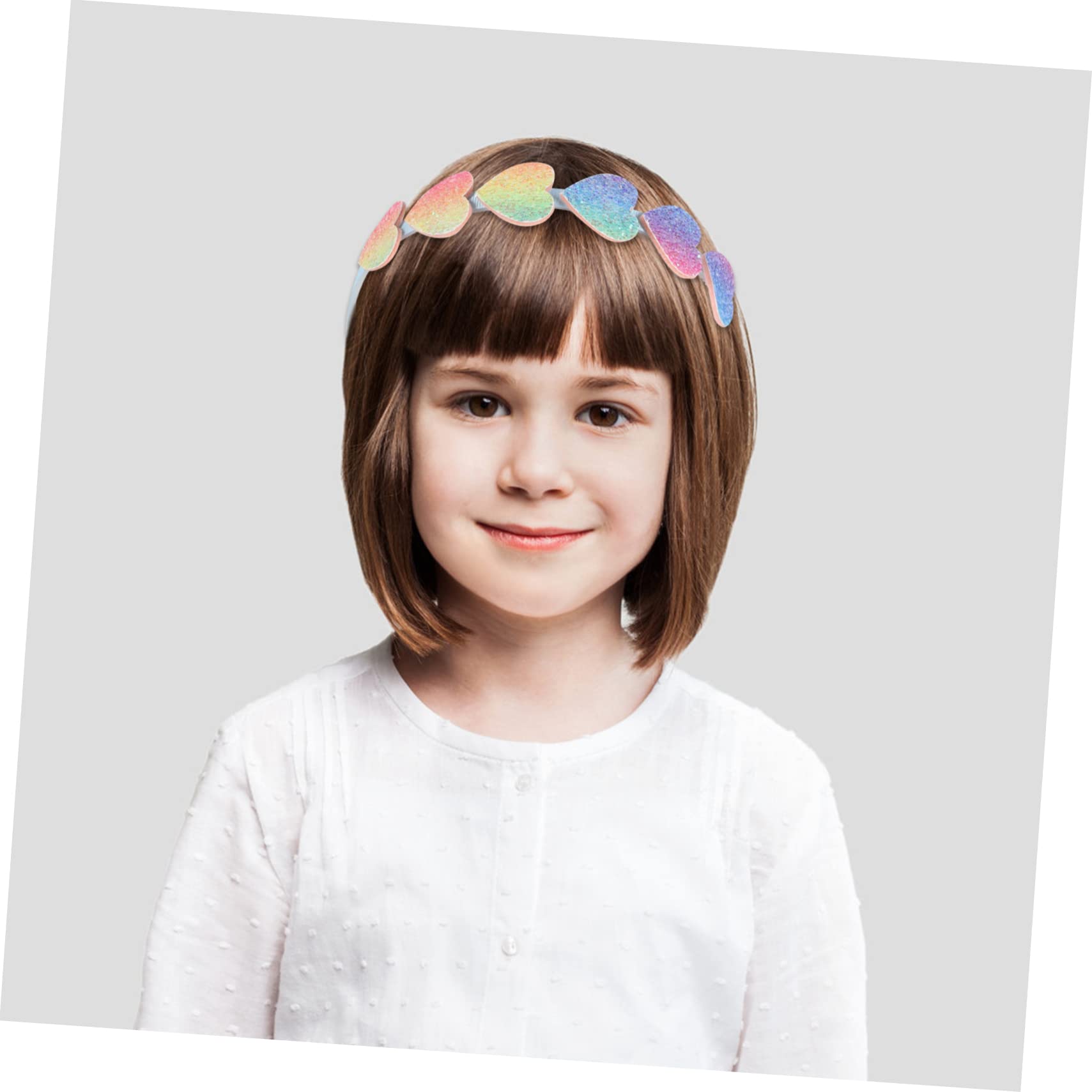minkissy 24pezzi Cerchietti Colorati Per Bambine Con Cuori e Stelle Da Accessori Per Festivi Perfetti Per Compleanni e Foto Di Famiglia