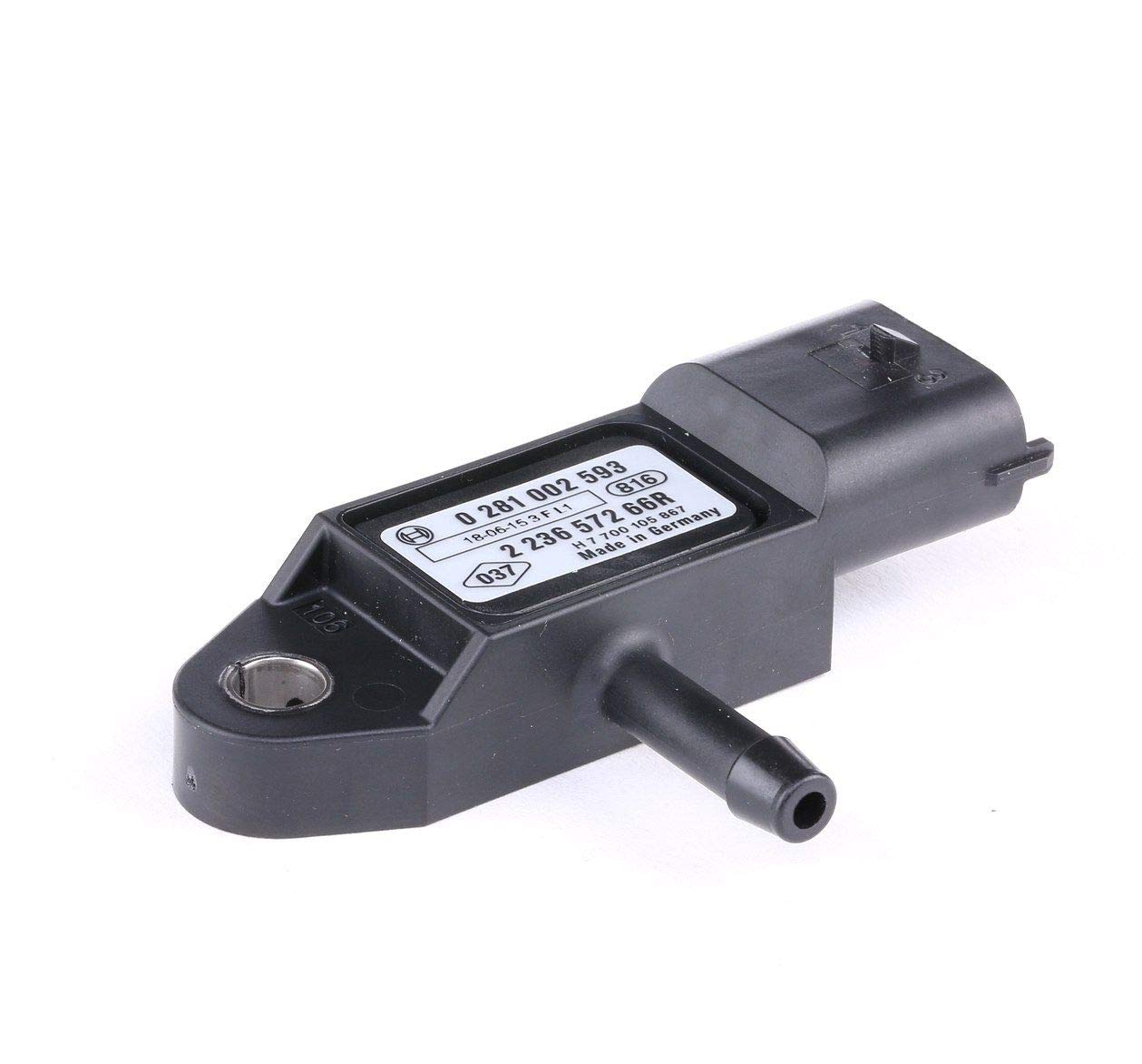 BOSCH Sensore, Pressione alimentazione 0281002593 Compatibile con: DACIA DUSTER, LOGAN, LOGAN EXPRESS, LOGAN MCV, LOGAN Pick-up, SANDERO, NISSAN INTERSTAR Bus, INTERSTAR Kasten, PRIMASTAR Bus