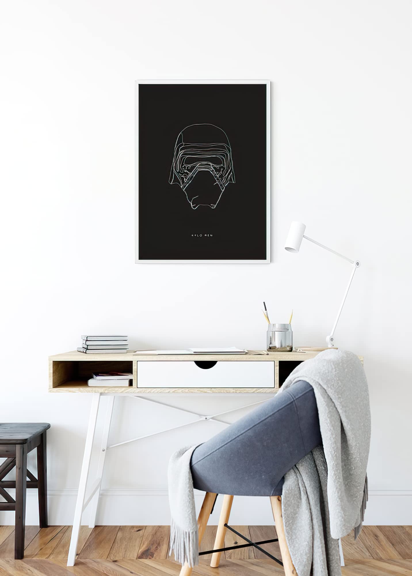 Komar Wandbild Star Wars Kylo Ren | Dark Side Motiv | 50x70 Cm Kunstdruck | Made In Germany | Hohe Qualität, Lichtbeständig