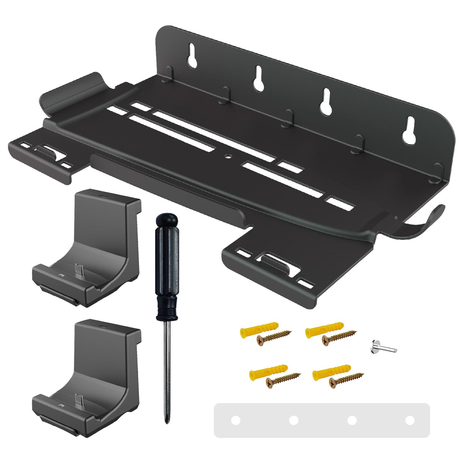 Soporte de carga y soporte de pared para consola de gamepad – versátil colgador de auriculares para controladores, cartuchos de juegos, consolas y accesorios – Solución organizadora que ahorra espacio