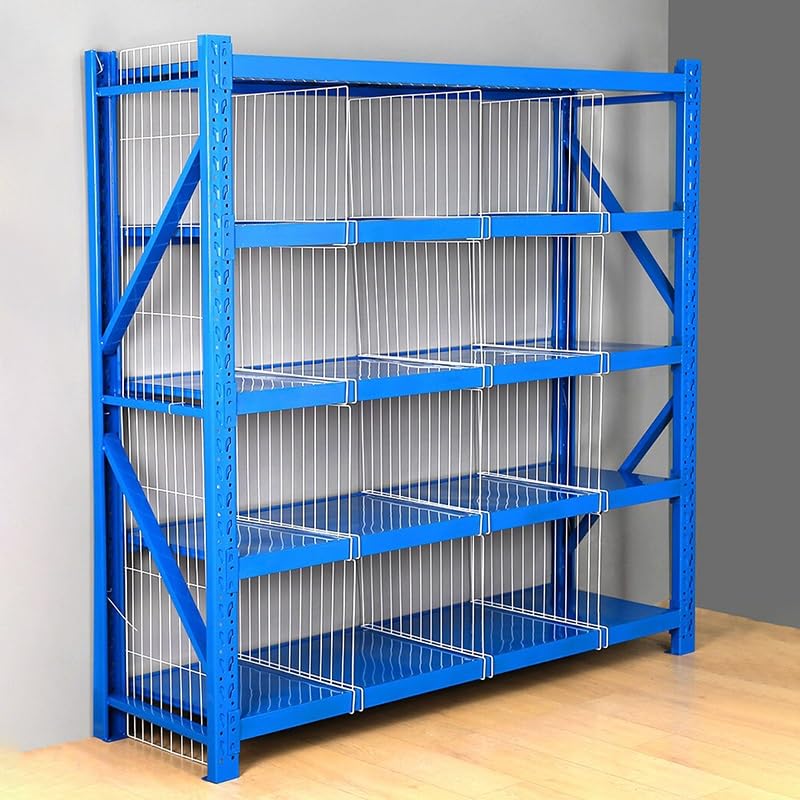 Scaffali componibili - Scaffali in Rete di Ferro battuto, Adatti per armadi, casa e Ufficio (Anelli a Scatto da 6 cm, 50x30 cm) - Ottimizzano l'utilizzo dello Spazio.