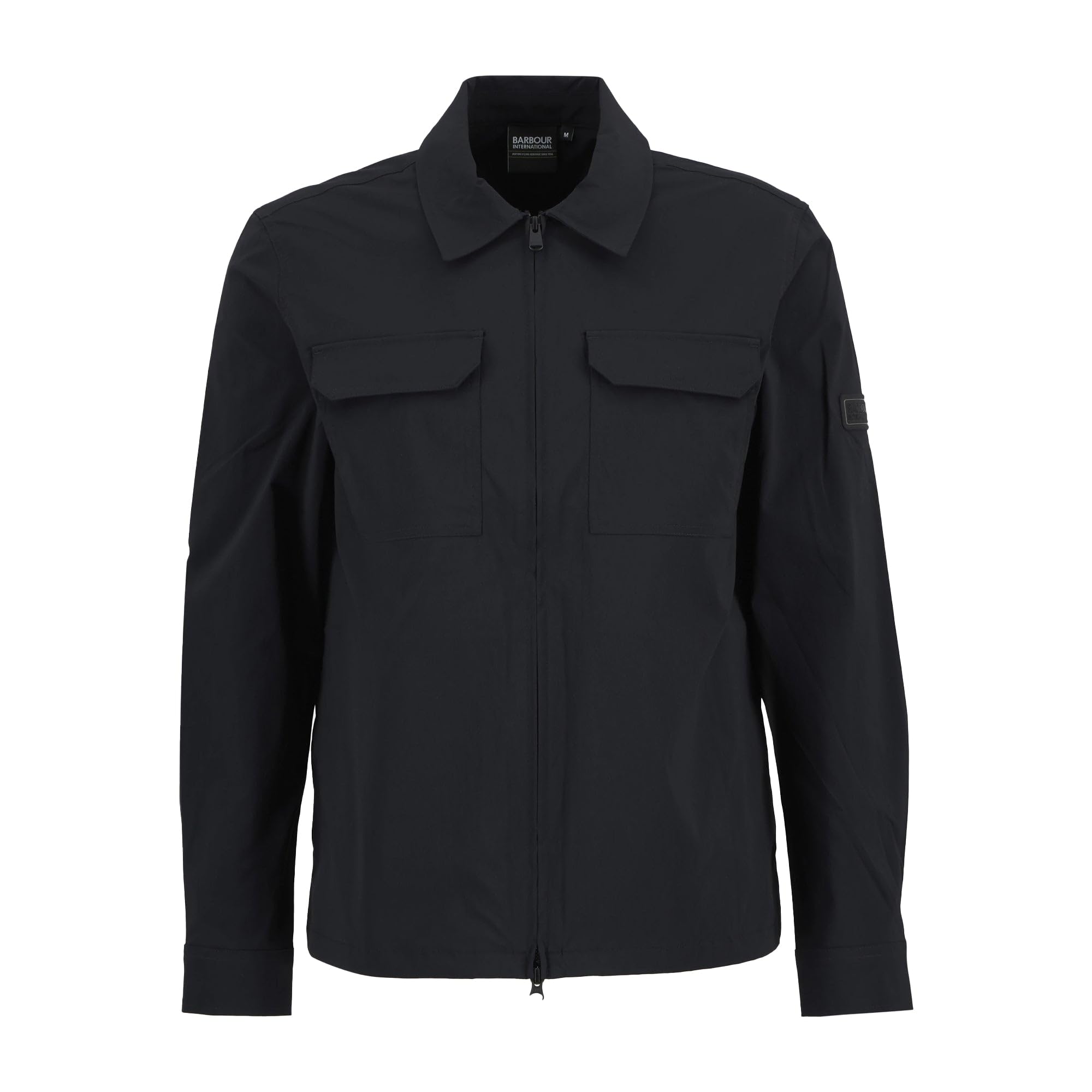 Barbour International Men's Tucson Overshirt - Black Bk11 - M