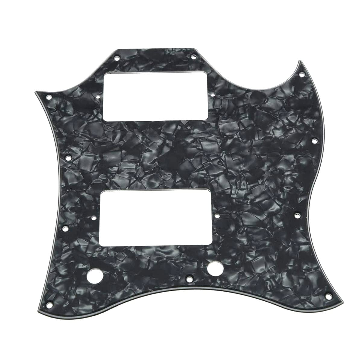 Dopro American Standard SG Guitar Full Face Pickguard for USA SG Special Guitar Black Pearl
